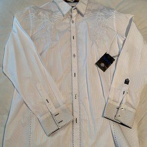 Roar Men's Embroidered Shirt - NWT